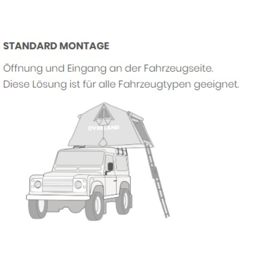 Dachzelte Autohome Overzone Standard Set-Up