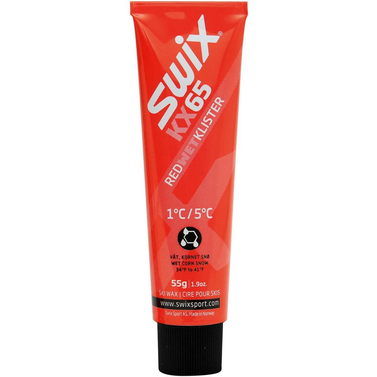 Steigskiwachse Swix KX65 Red Klister +1°C/+5°C, 55g