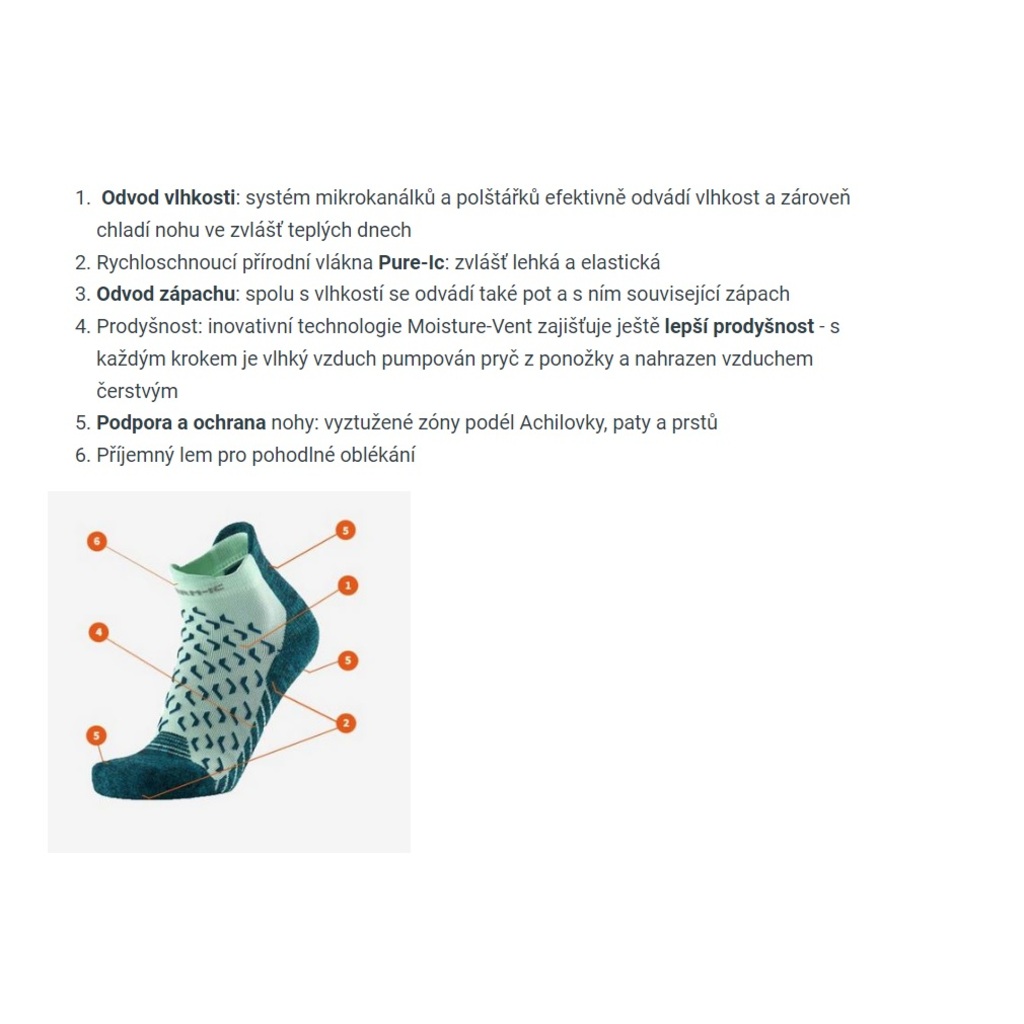 Socken Therm-Ic Outdoor UltraCool Ankle 