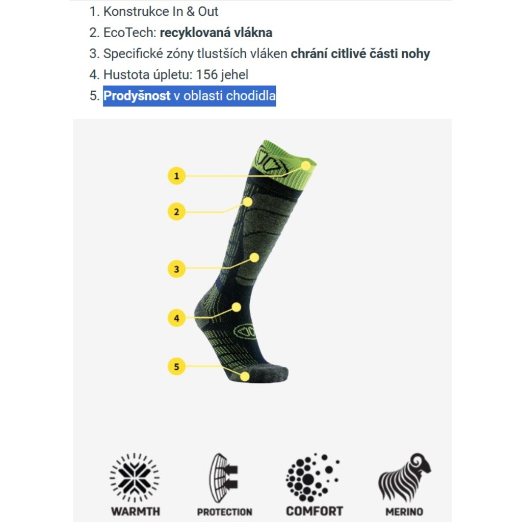 Socken Sidas Ski Comfort